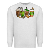 Oatmeal Heather lawyer coffee cups Premium Sweatshirt - texasbilliewilder