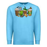 Ocean Blue lawyer coffee cups Premium Sweatshirt - texasbilliewilder