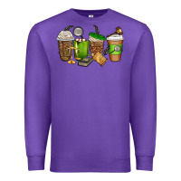 Purple lawyer coffee cups Premium Sweatshirt - texasbilliewilder