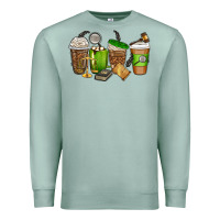 Seafoam lawyer coffee cups Premium Sweatshirt - texasbilliewilder