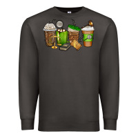Smoke lawyer coffee cups Premium Sweatshirt - texasbilliewilder