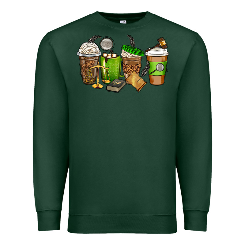 Lawyer Coffee Cups Premium Sweatshirt by texasbilliewilder | Teevron