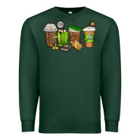 Sports Green lawyer coffee cups Premium Sweatshirt - texasbilliewilder
