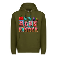 Army Green little miss kinder Premium Hoodie - AdoDesignShop