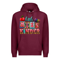 Burgundy little miss kinder Premium Hoodie - AdoDesignShop