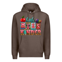 Coffee little miss kinder Premium Hoodie - AdoDesignShop
