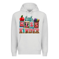 Dove Grey little miss kinder Premium Hoodie - AdoDesignShop
