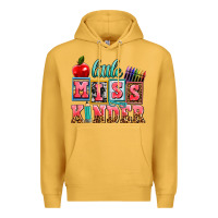 Mustard little miss kinder Premium Hoodie - AdoDesignShop