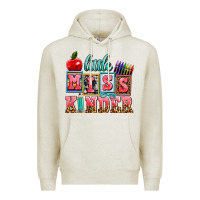 Oatmeal Heather little miss kinder Premium Hoodie - AdoDesignShop
