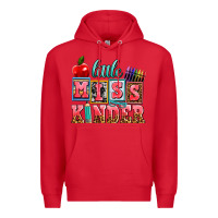 Red little miss kinder Premium Hoodie - AdoDesignShop