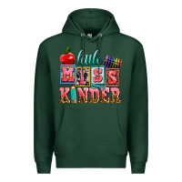 Sports Green little miss kinder Premium Hoodie - AdoDesignShop