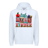 White little miss kinder Premium Hoodie - AdoDesignShop