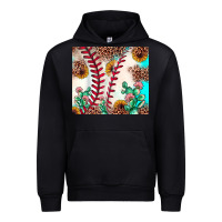 Black baseball leopard turquoise cactus sunflower Urban Hoodie - JahusDesignShop