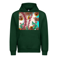 Forest Green baseball leopard turquoise cactus sunflower Urban Hoodie - JahusDesignShop
