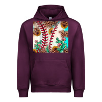 Mauve Wine baseball leopard turquoise cactus sunflower Urban Hoodie - JahusDesignShop