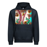 Navy baseball leopard turquoise cactus sunflower Urban Hoodie - JahusDesignShop