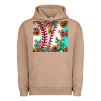 Pigment Burro baseball leopard turquoise cactus sunflower Urban Hoodie - JahusDesignShop