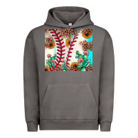 Pigment Tornado baseball leopard turquoise cactus sunflower Urban Hoodie - JahusDesignShop