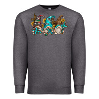 Charcoal Heather western cross gnomes Premium Sweatshirt - Zillion Design Studio
