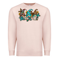 Pale Pink western cross gnomes Premium Sweatshirt - Zillion Design Studio