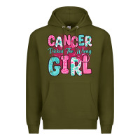 Army Green cancer picked the wrong girl Premium Hoodie - JahusDesignShop