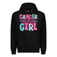 Black cancer picked the wrong girl Premium Hoodie - JahusDesignShop