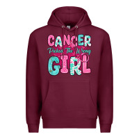 Burgundy cancer picked the wrong girl Premium Hoodie - JahusDesignShop