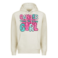 Oatmeal Heather cancer picked the wrong girl Premium Hoodie - JahusDesignShop