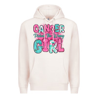Pale Pink cancer picked the wrong girl Premium Hoodie - JahusDesignShop