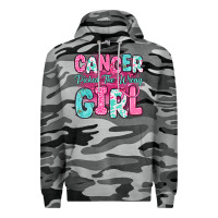 Slate Camo cancer picked the wrong girl Premium Hoodie - JahusDesignShop
