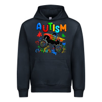 Navy autism crusher Urban Hoodie - AdoDesignShop