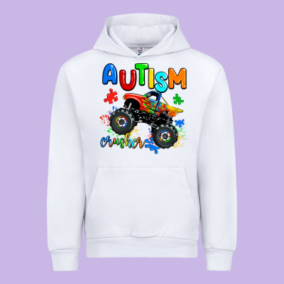 Autism Crusher Urban Hoodie Designed By Adodesignshop