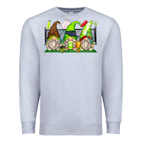 Heather Grey tennis gnomes Premium Sweatshirt - Zillion Design Studio