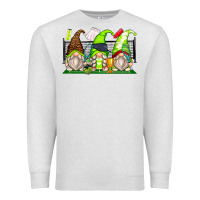Oatmeal Heather tennis gnomes Premium Sweatshirt - Zillion Design Studio