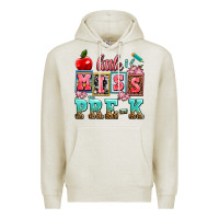 Oatmeal Heather little miss pre k Premium Hoodie - AdoDesignShop