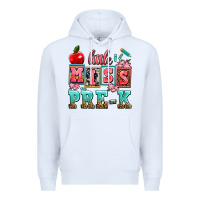 White little miss pre k Premium Hoodie - AdoDesignShop