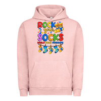 Pigment Salmon rock your  world down syndrome Urban Hoodie - Artiststas