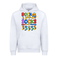 White rock your  world down syndrome Urban Hoodie - Artiststas