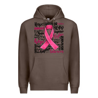 Coffee breast cancer ribbon Premium Hoodie - JahusDesignShop