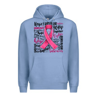 Colony Blue breast cancer ribbon Premium Hoodie - JahusDesignShop