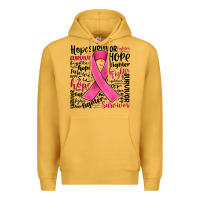 Mustard breast cancer ribbon Premium Hoodie - JahusDesignShop