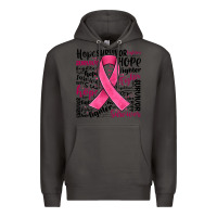 Smoke breast cancer ribbon Premium Hoodie - JahusDesignShop