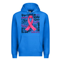True Royal breast cancer ribbon Premium Hoodie - JahusDesignShop