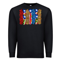 Black puerto rico republic brushstrokes Premium Sweatshirt - RanaPortraitStore