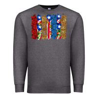 Charcoal Heather puerto rico republic brushstrokes Premium Sweatshirt - RanaPortraitStore