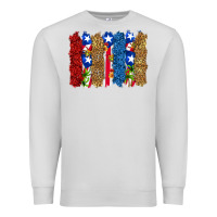 Dove Grey puerto rico republic brushstrokes Premium Sweatshirt - RanaPortraitStore