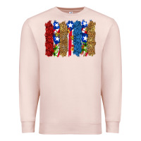 Pale Pink puerto rico republic brushstrokes Premium Sweatshirt - RanaPortraitStore