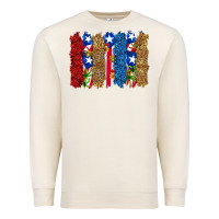 Sandshell puerto rico republic brushstrokes Premium Sweatshirt - RanaPortraitStore