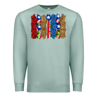 Seafoam puerto rico republic brushstrokes Premium Sweatshirt - RanaPortraitStore