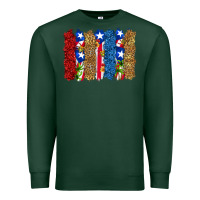 Sports Green puerto rico republic brushstrokes Premium Sweatshirt - RanaPortraitStore